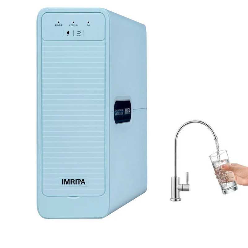 800GPD Чистая вода фильтр для питьевой воды с обратным осмосом с фильтрами углерода с высоким содержанием ППК/стронция